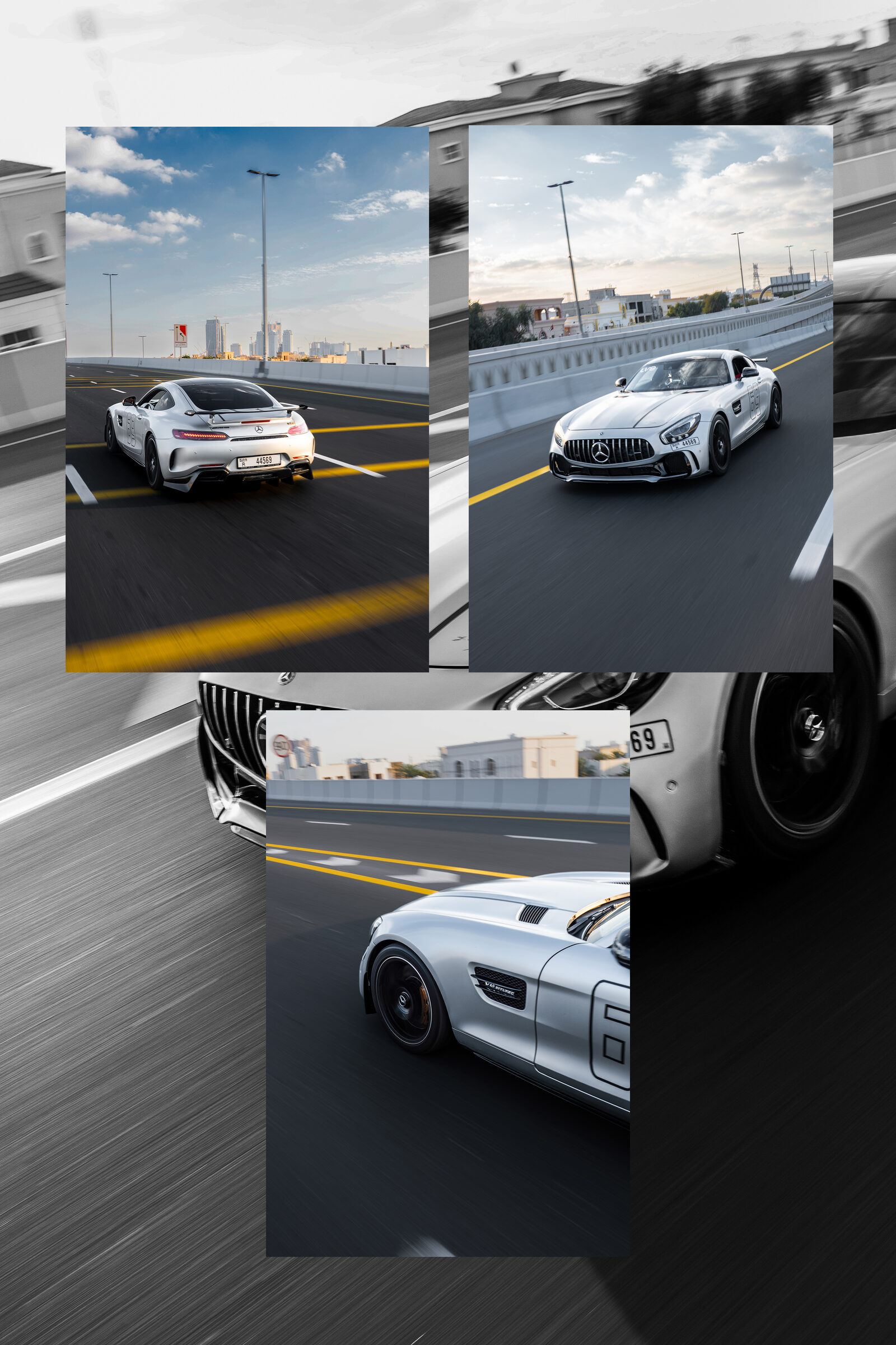 Mercedes AMG GT — Collage