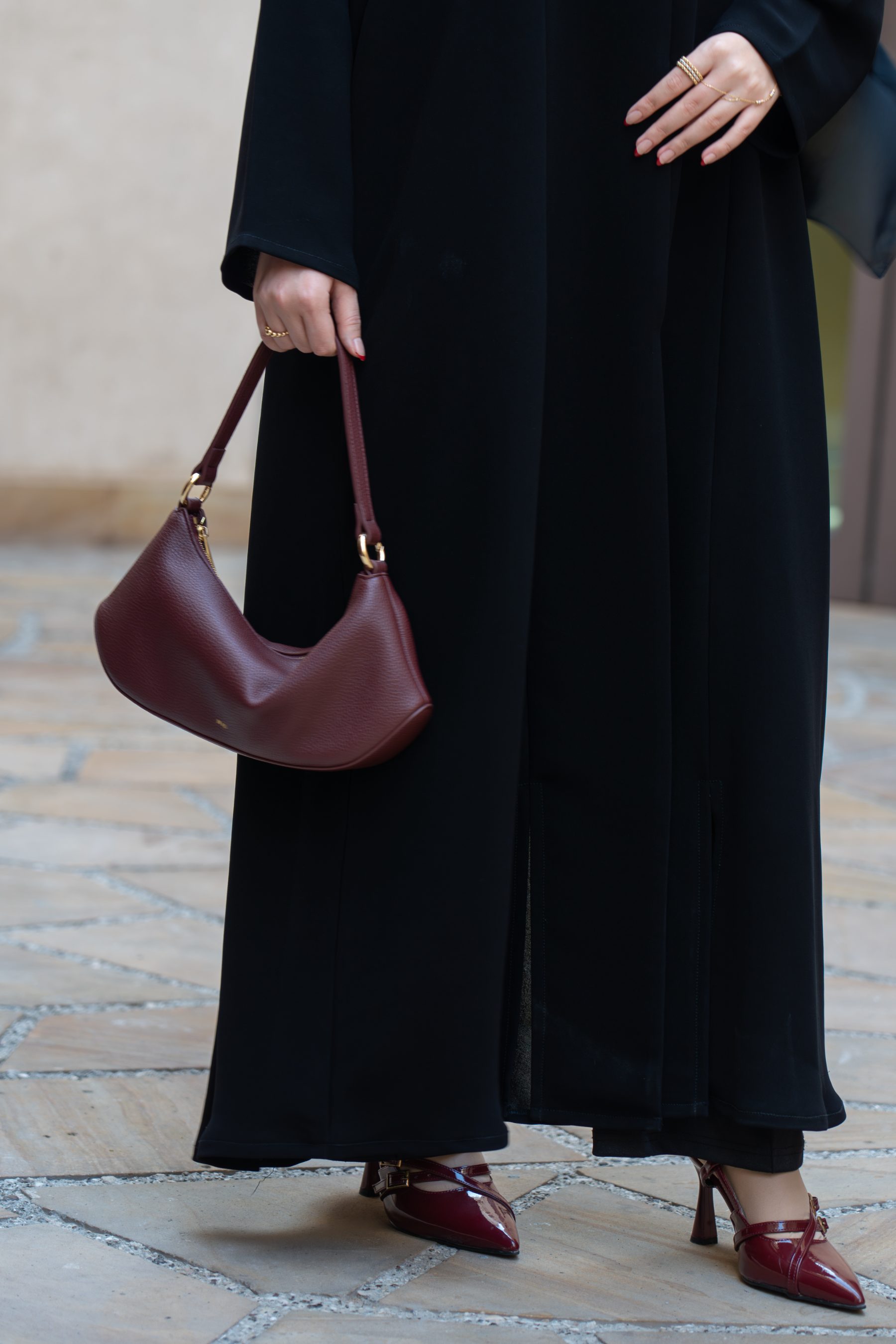 Bag over shoulder
