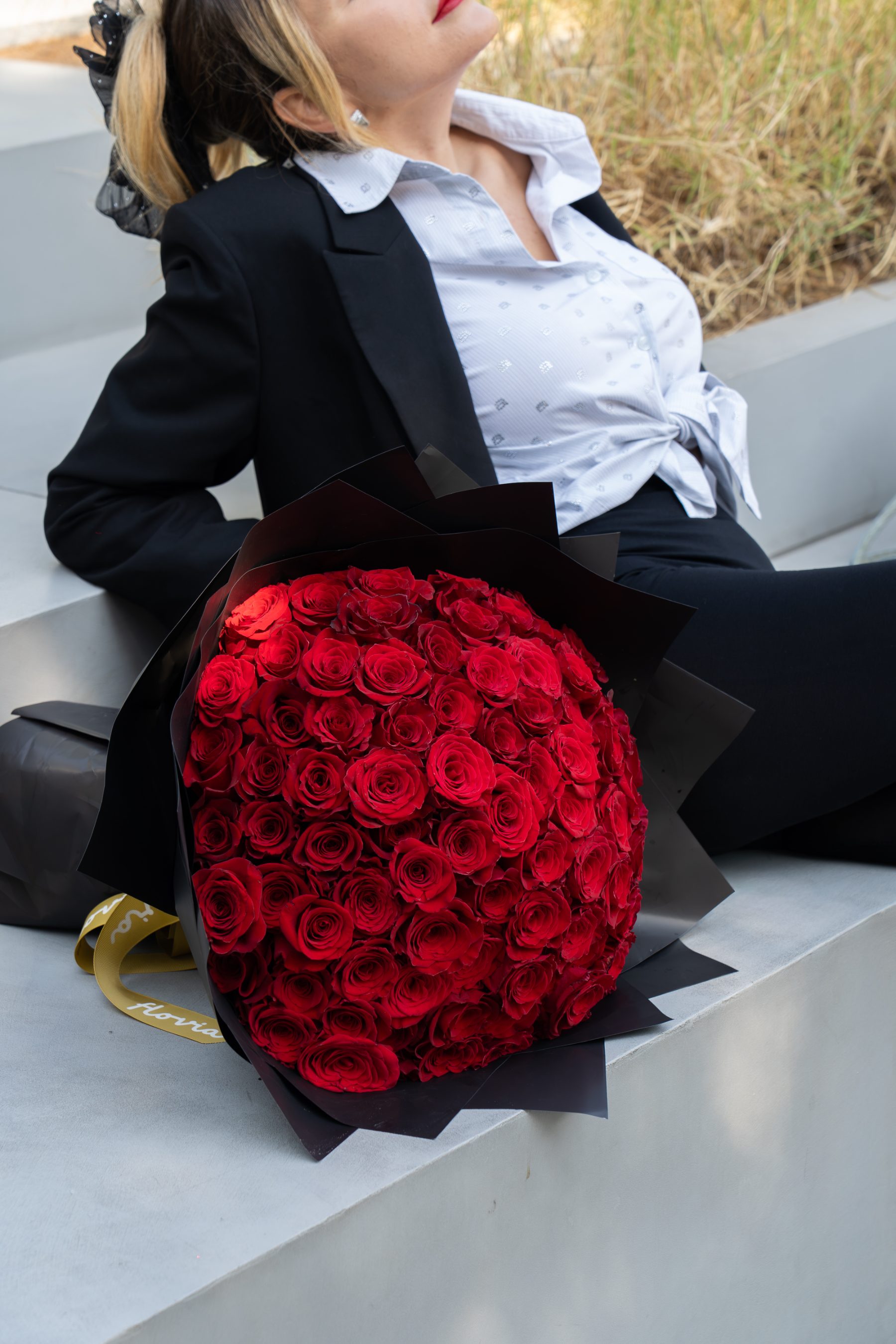 Rose bouquet detail