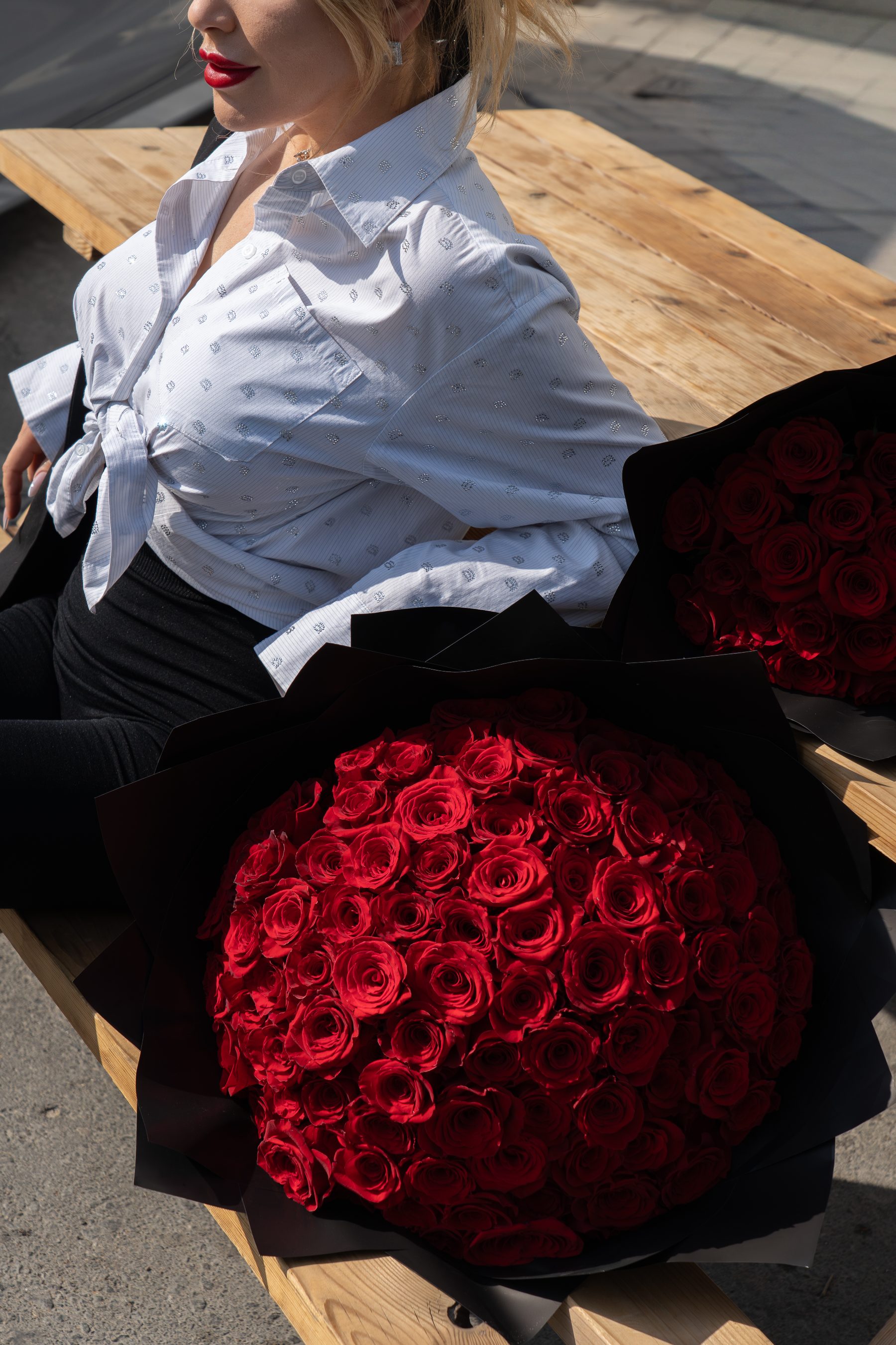 Red rose bouquet