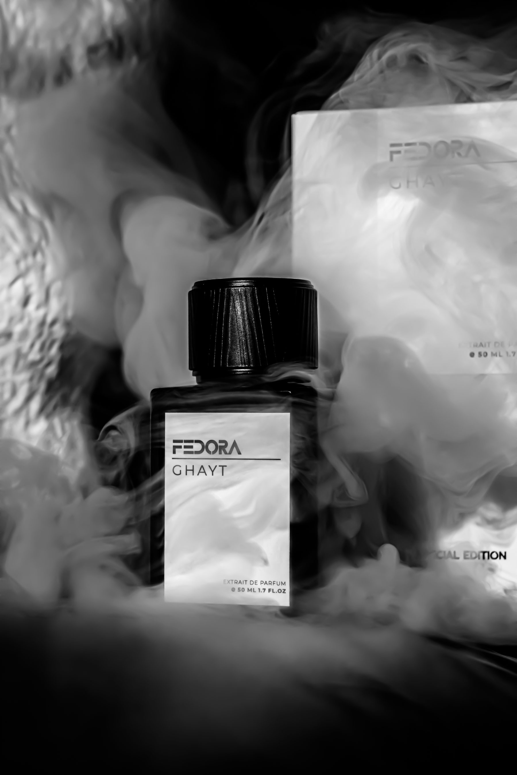 Fedora Graye in smoke