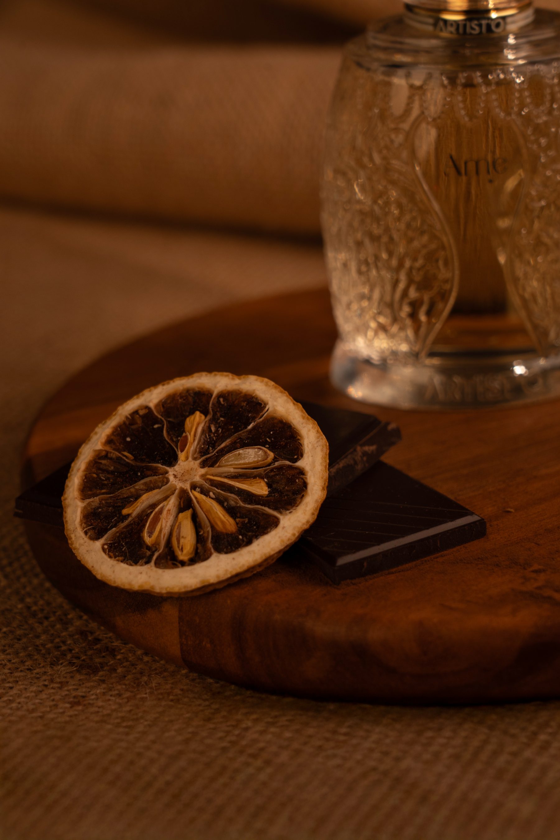 Orange wheel close-up